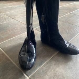 Black Shiny Boots